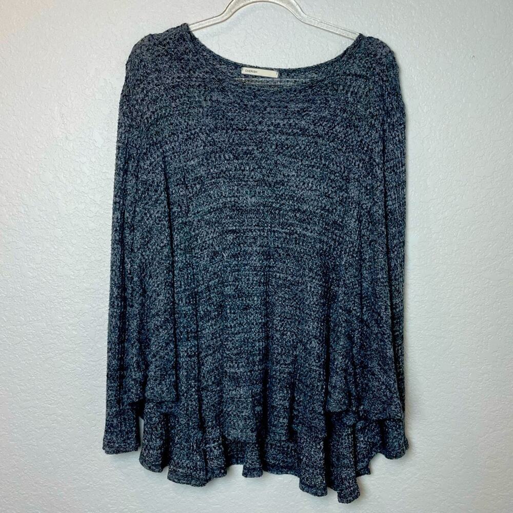 CHERISH Navy Extremely Soft Long Sleeve Thermal Top Size L